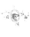 Chrysler Steering Wheel Diagram - 5ZC03DX9AA