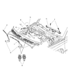 Dodge Dakota Wiper Pivot Diagram - 55154863AG