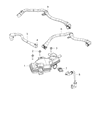 Jeep Renegade Crankcase Breather Hose Diagram - 4893139AC