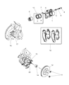 Chrysler Cirrus Brake Disc Diagram - 4616935