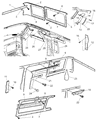 2003 Dodge Ram Van Door Moldings Diagram - 5HA14XT5AA