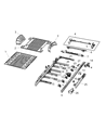 Ram Rear Door Striker Diagram - 68134278AA