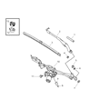 Dodge Sprinter 2500 Windshield Washer Nozzle Diagram - 68017441AA