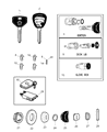 Jeep Ignition Lock Assembly Diagram - 4897986AA