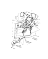 2008 Chrysler Aspen Parking Brake Cable Diagram - 52113686AB