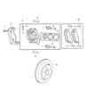 Ram Brake Caliper Diagram - 5179881AC