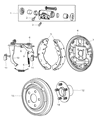 Chrysler Sebring Wheel Hub Diagram - 5171128AC
