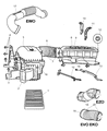Dodge Ram 2500 Air Filter Box Diagram - 53032647AC