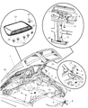 Ram Hood Latch Diagram - 55255451AC