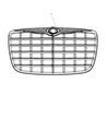 2007 Chrysler 300 Grille Diagram - 4806455AA