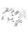 Ram Fender Diagram - 68259335AA