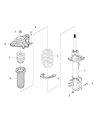 Jeep Renegade Coil Springs Diagram - 68264703AA