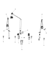 Jeep Seat Belt Diagram - 1GE74DK2AB