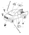 Dodge Yaw Sensor Diagram - 56029341AB