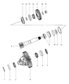 Chrysler PT Cruiser Differential Diagram - 4800248AC