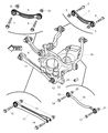2020 Dodge Charger Lateral Link Diagram - 68224118AA
