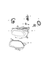 2016 Jeep Cherokee Headlight Diagram - 68206662AH