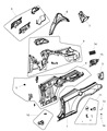 2013 Chrysler 200 Fuel Door Diagram - 5008741AE