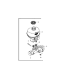 Dodge Ram 1500 Brake Master Cylinder Diagram - 68000908AA