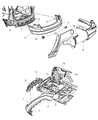 Chrysler Pacifica Parking Assist Distance Sensor Diagram - 5113000AA