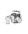 2012 Chrysler 200 Transfer Case Cover Diagram - 68064369AA
