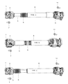 Dodge Ram 3500 Universal Joint Diagram - GR004848AC