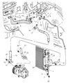 Chrysler A/C Hose Diagram - 4596889AA