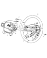 2005 Jeep Grand Cherokee Steering Wheel Diagram - 5HM76BD5AB