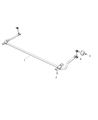 Ram ProMaster 3500 Sway Bar Kit Diagram - 68212467AA