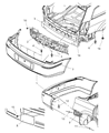 Dodge Magnum Bumper Diagram - 5030050AB