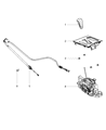 Chrysler Shift Knob Diagram - 5RE96DX9AA