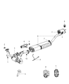 Jeep Commander Muffler Diagram - 68027571AB