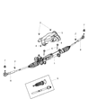 Ram C/V Rack And Pinion Diagram - 5151705AF