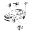Jeep Clock Spring Diagram - 1HE80HL9AD