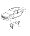 Chrysler 300 ABS Control Module Diagram - 68048305AB
