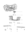 Jeep Transmission Mount Diagram - 68032661AD