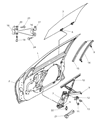 Chrysler Cirrus Window Run Diagram - 4646964