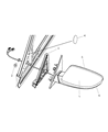 2020 Chrysler 300 Car Mirror Diagram - 6WA56RFQAA