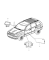 2012 Jeep Grand Cherokee Air Bag Diagram - 5108093AF