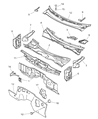 Dodge Ram 2500 Dash Panels Diagram - 55274586AG