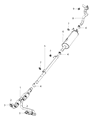 2022 Ram 2500 Exhaust Pipe Diagram - 68408608AA