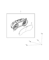 Jeep Wrangler Instrument Cluster Diagram - 68233874AI