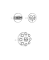 Ram 2500 Wheel Cover Diagram - 5RK12DD5AA
