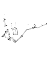 2022 Chrysler Pacifica Transmission Oil Cooler Hose Diagram - 68413378AA