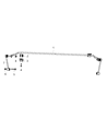 Jeep Wrangler Sway Bar Link Diagram - 68293034AB