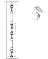 2011 Ram 1500 Drive Shaft Diagram - 52123940AA