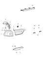 Jeep Cherokee Back Up Light Diagram - 68275959AC