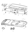 Jeep Commander Sun Visor Diagram - 1DD971D1AA