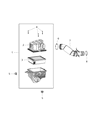 Jeep Compass Air Filter Box Diagram - 68249650AA