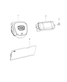 2022 Jeep Grand Cherokee Air Bag Diagram - 68195938AA